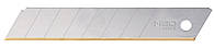 Лезвие сегментированное Neo Tools, 18мм, толщина 0.5мм, кромка с титановым покрытием, 10шт. (64-020)