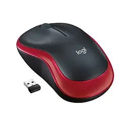 Мишка Logitech M185 Red бездротова