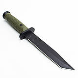 Тактичний ніж Columbia великий мисливський туристичний ніж, бойовий армійський ніж для виживання Олива 2178B, фото 2