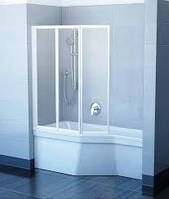 Шторка для ванны RAVAK VS 3-115 RAIN белая (795S010041)
