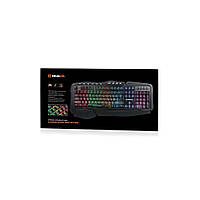 Клавиатура игровая проводная USB Real-El Gaming 8900 RGB Macro с подсветкой чёрная