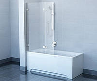 Штора для ванны RAVAK BVS2-100 L хром + transparent