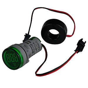 Індикатор з амперметром ENERGIO AD22-22AM зелений