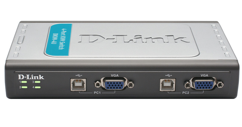 KVM-перемикач D-Link DKVM-4U 4xUSB, 4xVGA