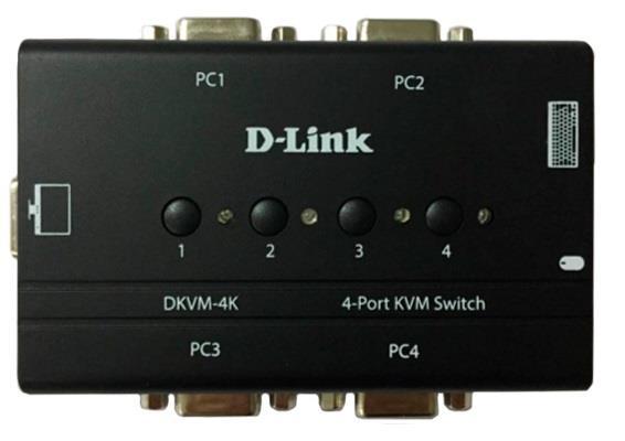 KVM-переключатель D-Link DKVM-4K revB 4xPS/2, 4xVGA - фото 1 - id-p1794847877