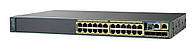 Коммутатор Cisco Catalyst 2960-X 24 GigE PoE 370W, 4 x 1G SFP, LAN Base (WS-C2960X-24PS-L)