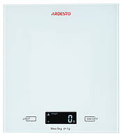 Ваги кухоннi Ardesto SCK-893W, макс. вага 5 кг/білий