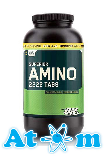 Амінокислоти — Superior Amino 2222 Tabs — Optimum Nutrition — 320 табл