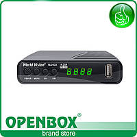 Эфирный цифровой DVB-T2 ресивер World Vision T624D2