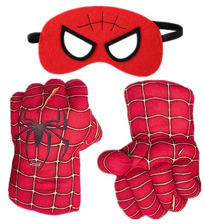 М'яка іграшка Кулакі Людини Павука з маскою, фото 1