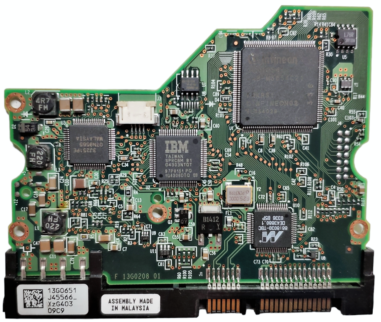 Плата HDD PCB 13G0208 13G0651 Hitachi HDS722512VLSA80 HDS722516VLSA80 HDS722525VLSA80