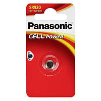 Батарейка Panasonic серебряно-цинковая SR920(370, V370, D370) блистер, 1 шт. (SR-920EL/1B)