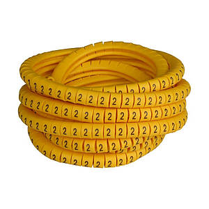 Маркер кабельний ENERGIO EC-3 цифра 2 5.2-10мм2 (350шт)