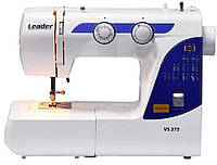 Швейна машина LEADER VS375, електромех., 70Вт, 22 шв.оп., петля напівавтомат, білий   синій