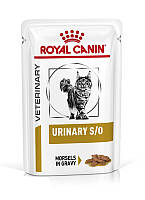 Влажный корм Royal Canin Urinary S/O для кошек (кусочки в соусе) 85 г