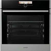 Духовой шкаф Gorenje электрический, 71л, A , дисплей, пиролиз, нерж (BOP798S54X)