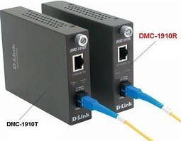 Медіаконвертер D-Link DMC-1910R 1xGE, 1x1000BaseLX SM, 15km, WDM, SC