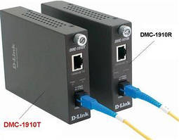 Медіаконвертер D-Link DMC-1910T 1xGE, 1x1000BaseLX SM, 15km, WDM, SC