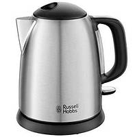 Электрочайник Russell Hobbs Adventure, 1л, металл , серебристо-черный (24991-70)