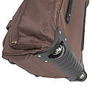 Дорожня сумка на колесах Fly, Сумка на колесах 66х35х35см, Дорожня сумка 80л Коричнева, фото 5