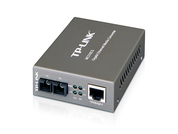 Медіаконвертер TP-LINK MC210CS GEBase-TX-GEBase-FX SM 15km SC