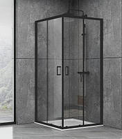 Душевая кабина Dusel EF-184B Black Matt 90x90 см