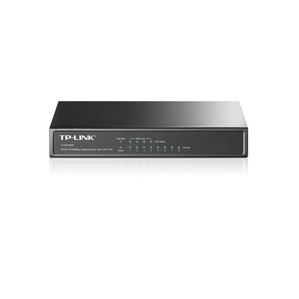 Комутатор TP-LINK TL-SF1008P 8xFE/PoE 65W некерований