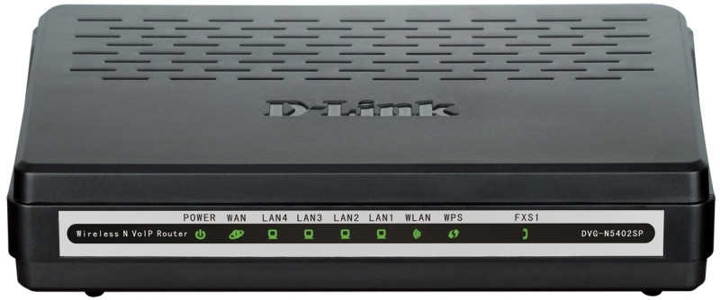 VoIP-Men D-Link DVG-N5402SP/1S N300, 1xFXS, 4xFE LAN, 1xFE WAN