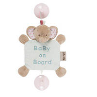 Іграшка Дитина на борту на присосках Nattou слоник Розі (655354)