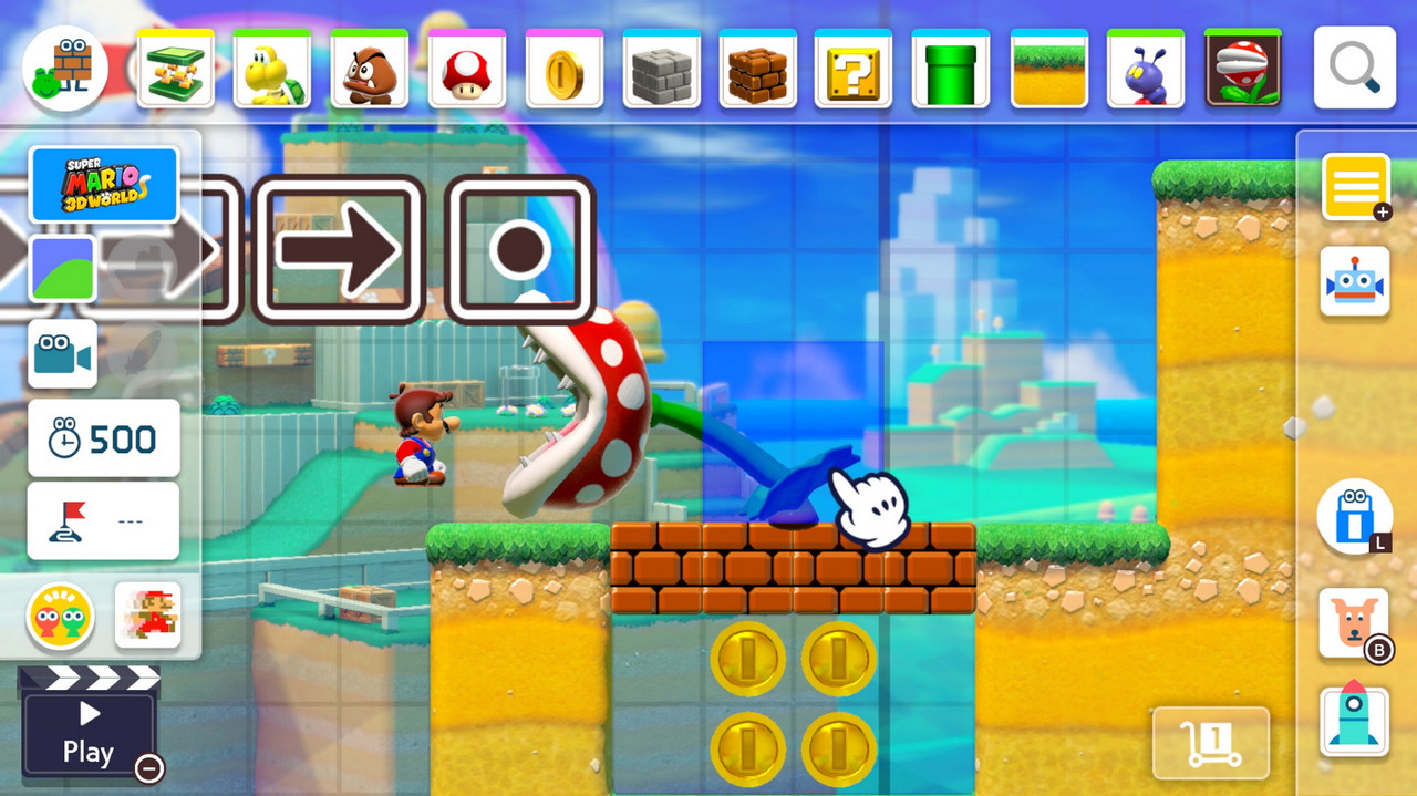 Игра консольная Switch Super Mario Maker 2, картридж (45496424329) - фото 5 - id-p1794881179