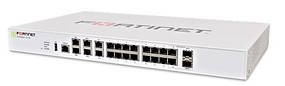 Міжмережевий екран Fortinet FG-101E, 2GExWAN, 1GExMgmt, 2GExHA, 14GExSwitch ports, 480GB onbord stor