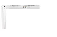 Угольник строительный TOPEX, алюминиевый, 350x190 мм (30C364)