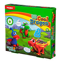 Маса для ліплення Paulinda Super Dough Cool Dragon Дракони 3в1 (PL-081554)