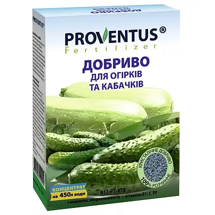 Добриво для огірків та кабачків Proventus / Провентус, 300г, фото 2