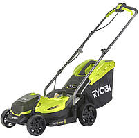 Газонокосарка Ryobi RLM18X33B-40, ONE  18В, АКБ 1х4Ач, дека 33см, висота 25-65мм, 35л (5133004306)