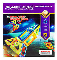 Конструктор Magplayer магнитный набор 20 эл. (MPA-20)