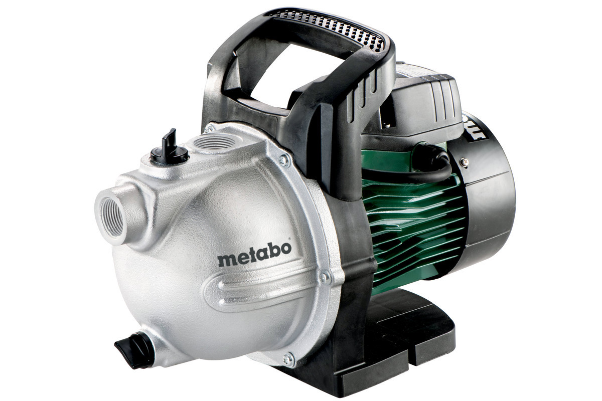 Насос садовий Metabo P 2000 G, 450 Вт, 2 куб/год, висота подачі 30м, всмоктування до 8м. (600962000)