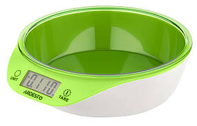 Ваги кухоннi Ardesto SCK-900BGR макс. вага 5 кг/білий зелений