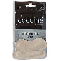 Фиксатор пятки из велюра, вкладыш для обуви COCCINE HEEL PROTECTOR (Кочине) Польша