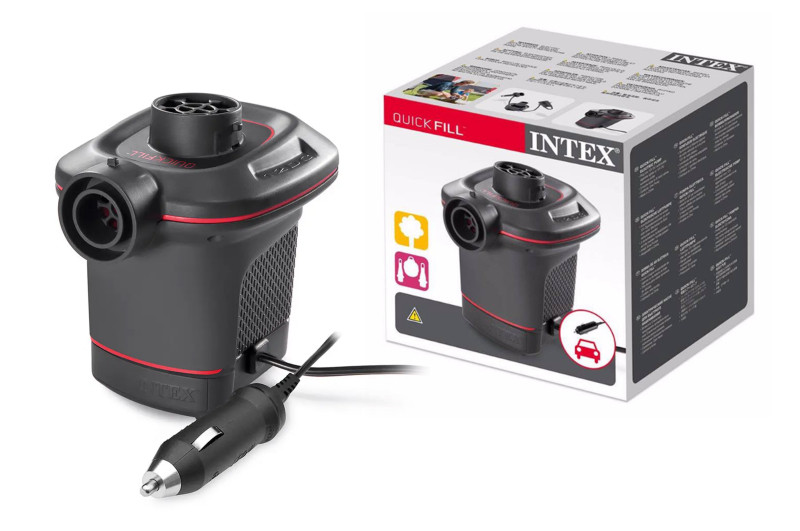 Насос електричний з насадками Intex 66636 12В від прикурювача