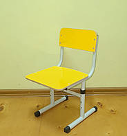 Стілець дитячий регульований "Ростик" з покриттям HPL на круглій трубі 2-4 р.гр._