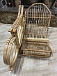 Крісло-гойдалки з лози 2шт.+столик, фото 10