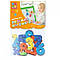 Магнітні абетки, цифри та геометричні фігури Vladi Toys (Укр), фото 3