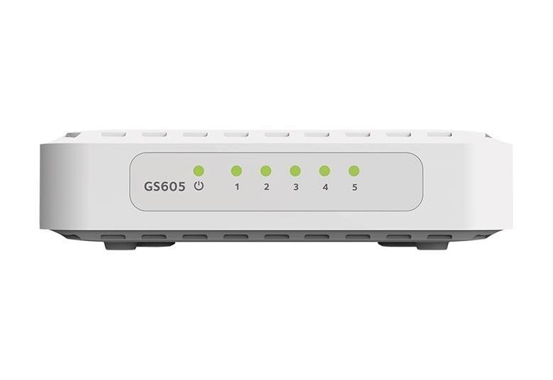 Комутатор NETGEAR GS605 5xGE, некерований (GS605-400PES)