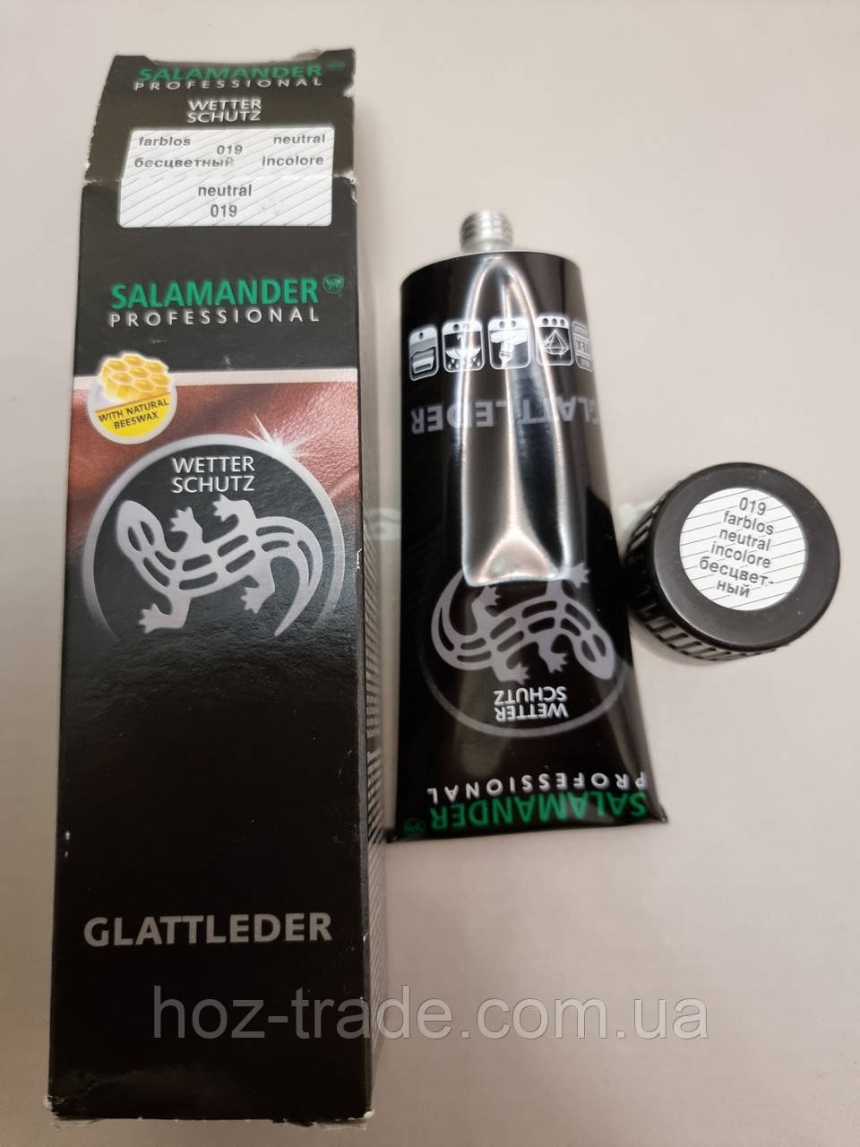 Крем для взуття Salamander Безбарвний 019 Нейтральний Німеччина Уцінка