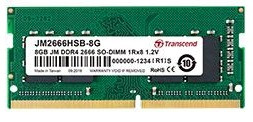 Пам'ять ноутбука Transcend DDR4 16GB 2666 (JM2666HSE-16G)