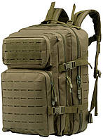 Рюкзак тактический 2Е, 45L, Laser Cut, зелёный (2E-MILTACBKP-45L-OG)