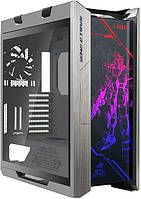 Корпус ASUS GX601 ROG Strix Helios GUNDAM EDITION, без БП, 5xUSB3.1, 4x140mm Fan, Tempered Glass front right