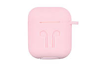 Чехол 2Е для Apple AirPods, Pure Color Silicone Imprint (3.0mm), Light pink (2E-AIR-PODS-IBPCSI-3-LPK)