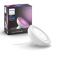 Светильник настольный умный Philips Hue Bloom, 2000K-6500K, RGB, ZigBee, Bluetooth, диммирование, белый